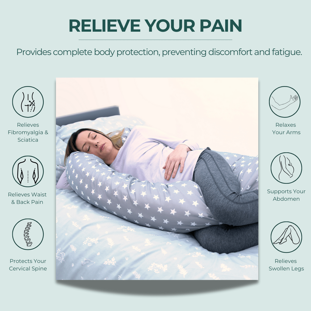 12 FT Maternity Pillow / Pregnancy Pillow - No Case-4