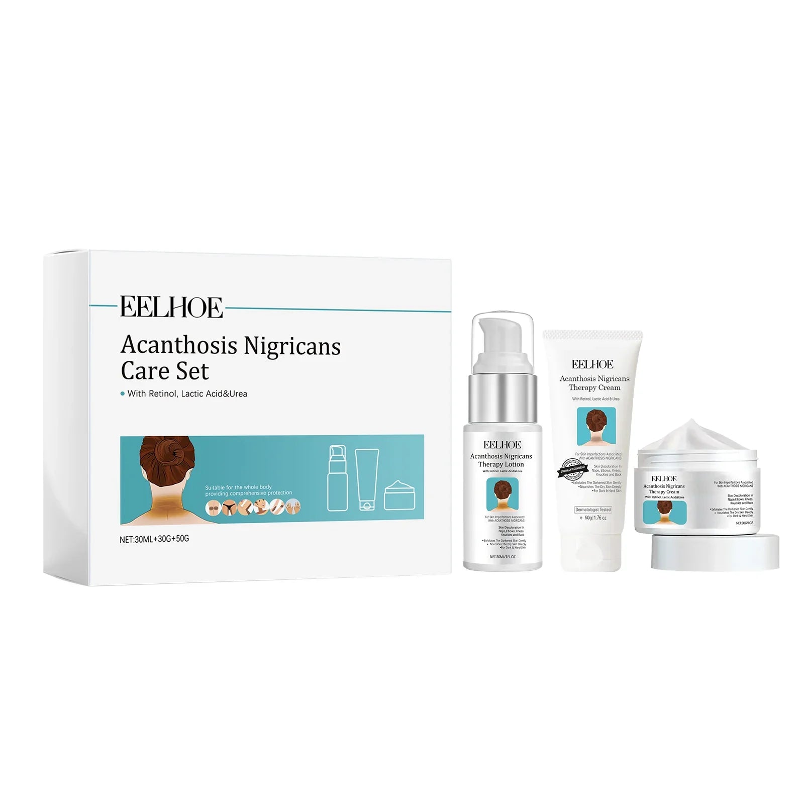 EELHOE Acanthosis Nigricans Skin Brightening Therapy Set