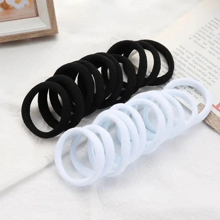 20/50/100pcs Four seasons Elastic Hair Bands Girls 4CM Sweets Scrunchie Rubber Band Hair Ties Clips Headband Hair Accessories