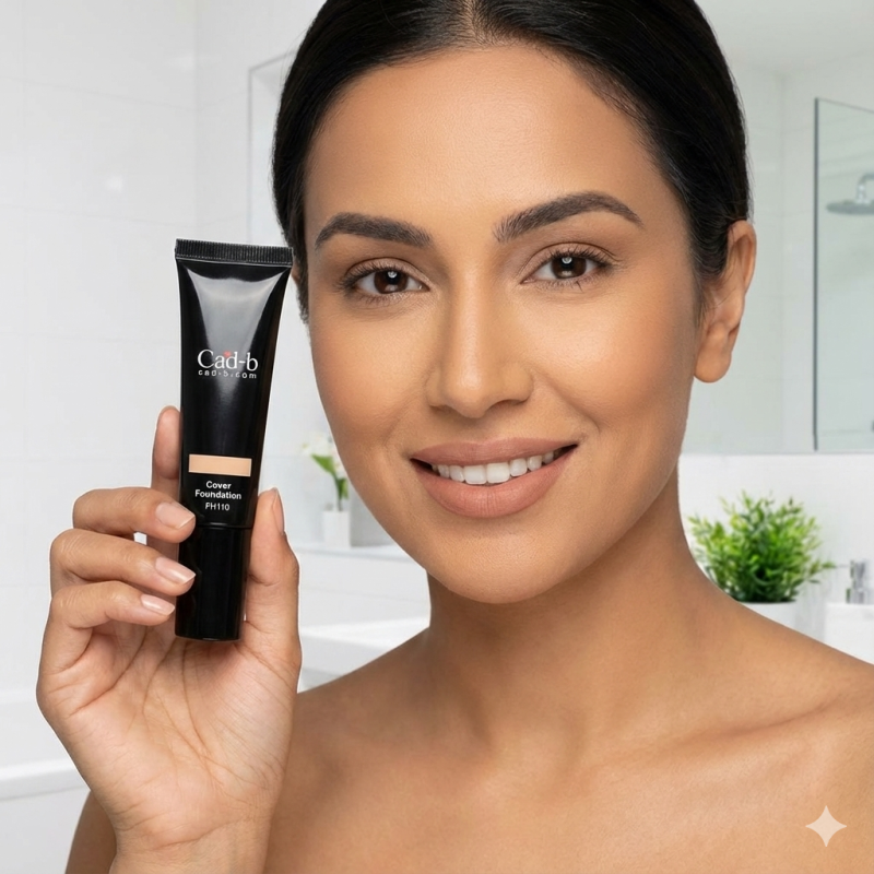 Full Coverage Foundation For Dry Skin and For Oily Skin – Layer – FH110 | Paraben Free, Matte Finish