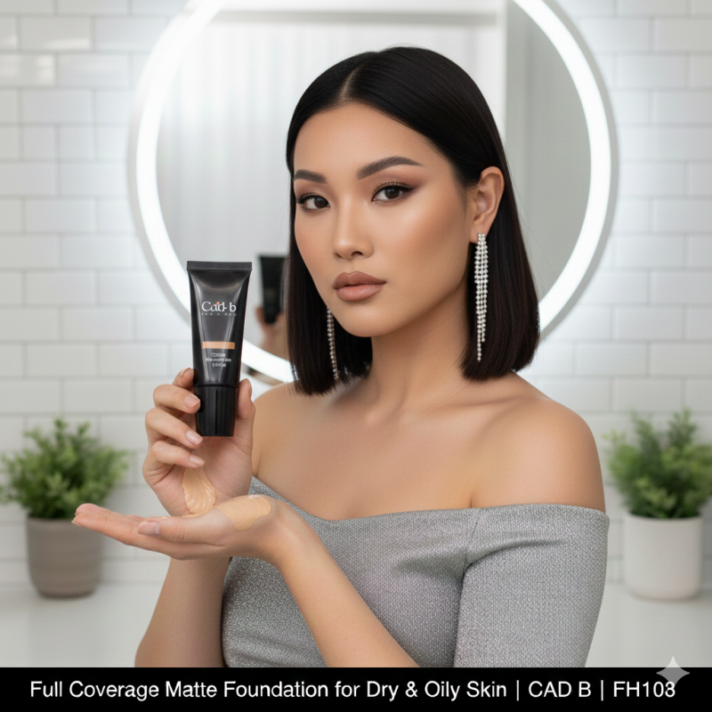 Full Coverage Matte Foundation for Dry & Oily Skin | CAD B | FH103