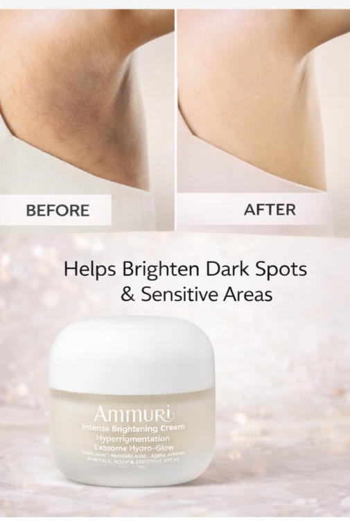 Ammuri Intense Lightening Skin Cream – Brightening for Bikini, Underarms & Sensitive Areas (50g)-4